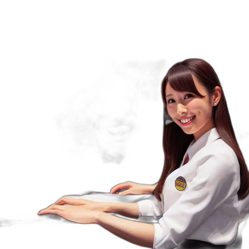 staff, face, photorealistic, anime transparent PNG cut-out