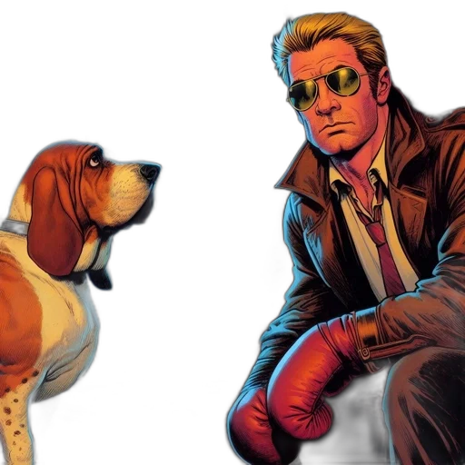 jacket, comic book art, concept art, photorealistic transparent PNG cut-out
