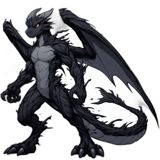 dragon, creature, animal, staff transparent PNG cut-out