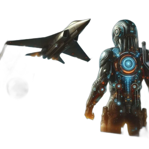 robot, weapon, creature, concept art transparent PNG cut-out