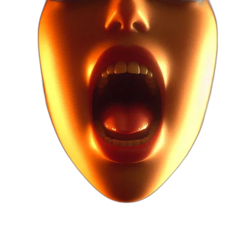 mask, face, crown, creature transparent PNG cut-out