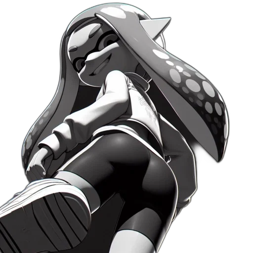 robot, weapon, mask, jacket transparent PNG cut-out