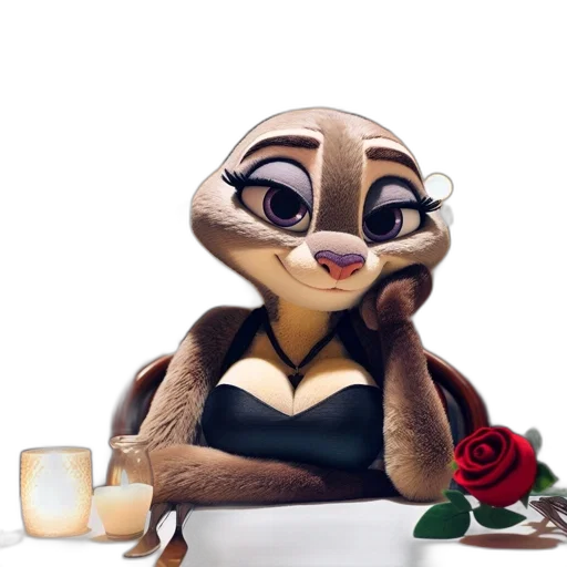 animal, concept art, 3d render, cartoon transparent PNG cut-out
