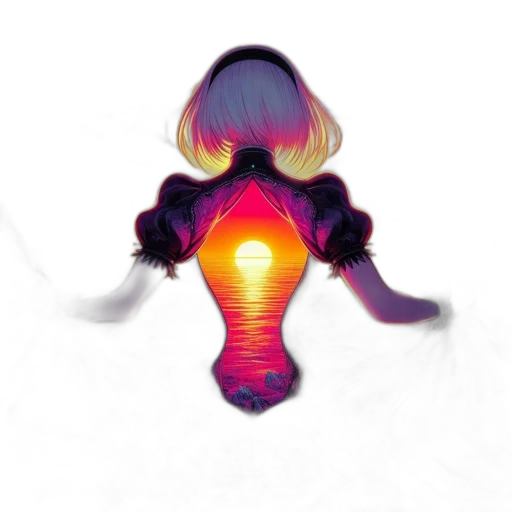 hair, flower, mask, creature transparent PNG cut-out