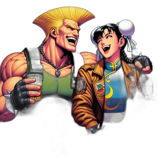 jacket, comic book art, concept art, cartoon transparent PNG cut-out