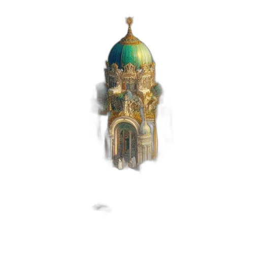 building, crown, staff, jewelry transparent PNG cut-out
