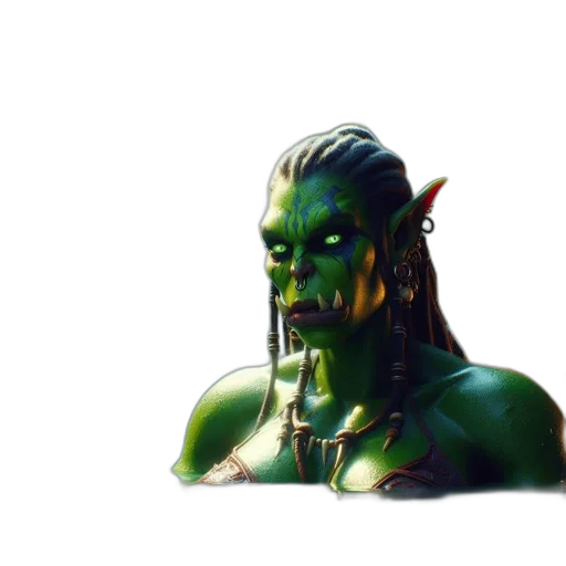 mask, face, creature, staff transparent PNG cut-out