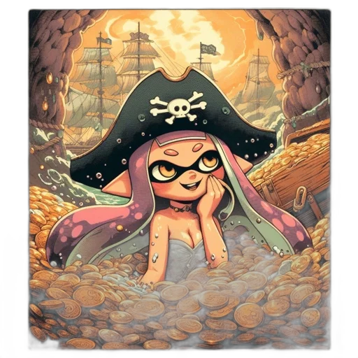 concept art, fantasy art, comic book art, pixel art transparent PNG cut-out