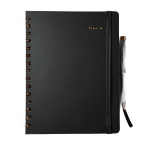 anello, monthly, planner, notebook transparent PNG cut-out