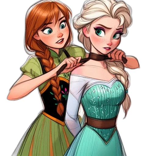 dress, fantasy art, concept art, cartoon transparent PNG cut-out