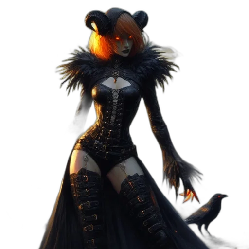 dress, concept art, fantasy art, comic book art transparent PNG cut-out