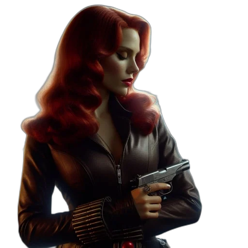 jacket, weapon, comic book art, concept art transparent PNG cut-out
