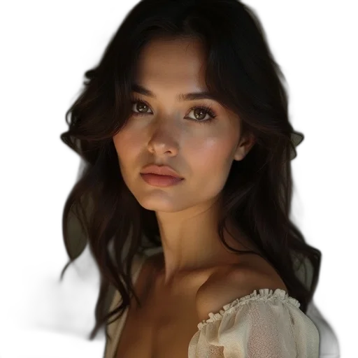 face, dress, crown, jewelry transparent PNG cut-out