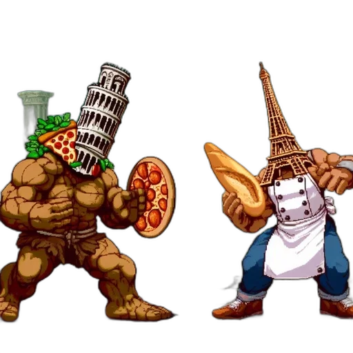 food, pixel art, concept art, fantasy art transparent PNG cut-out