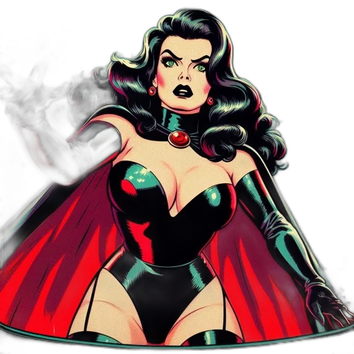 comic book art, concept art, cartoon, fantasy art transparent PNG cut-out
