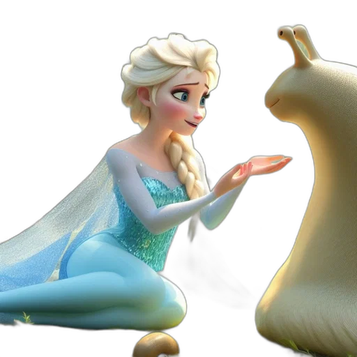 dress, 3d render, concept art, snow transparent PNG cut-out