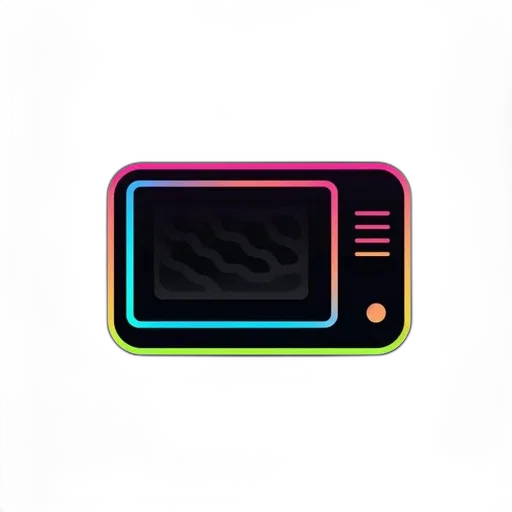 robot, car, food, vaporwave transparent PNG cut-out