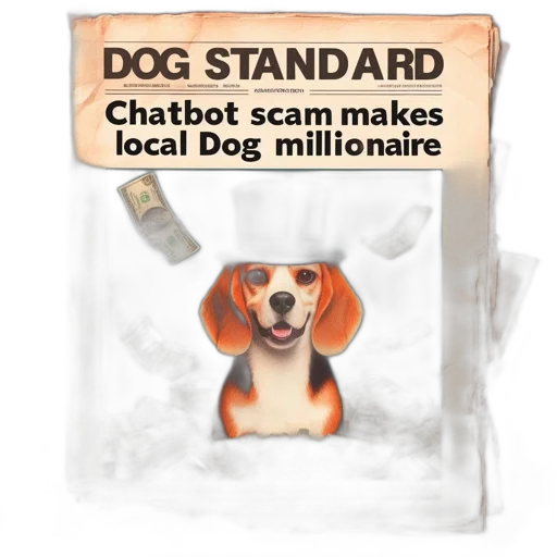 robot, concept art, newspaper, headline transparent PNG cut-out