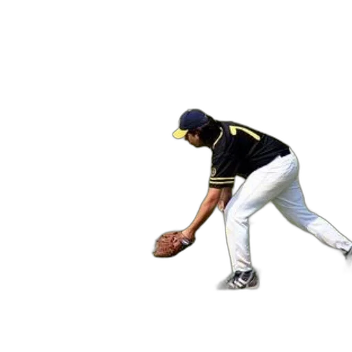 photorealistic, baseball, player, wearing transparent PNG cut-out