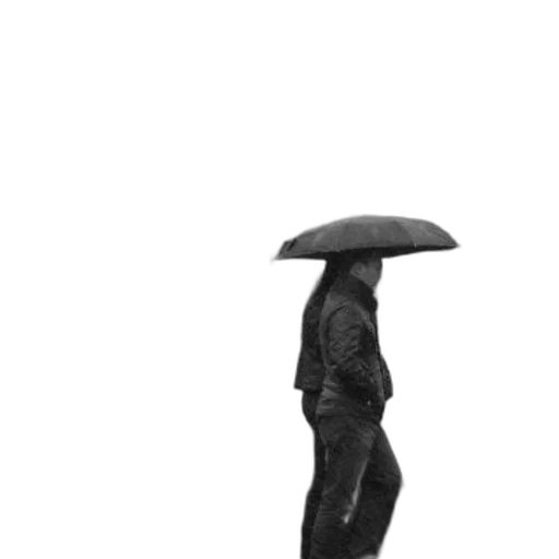 umbrella, hat, staff, jacket transparent PNG cut-out