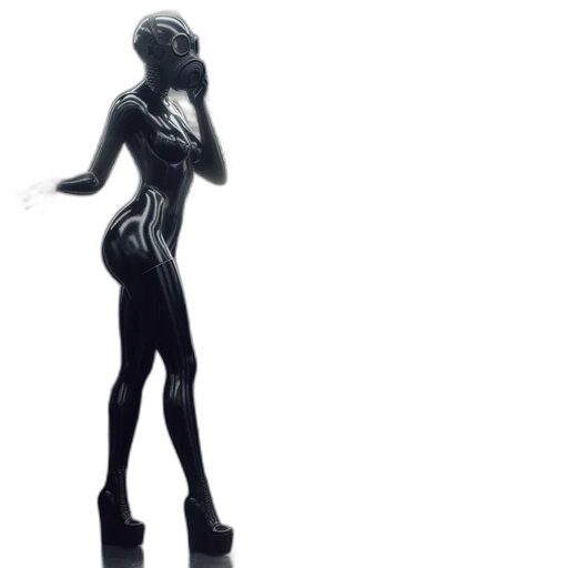 dress, creature, robot, concept art transparent PNG cut-out