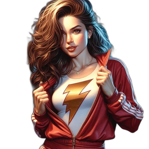 jacket, dress, jewelry, comic book art transparent PNG cut-out