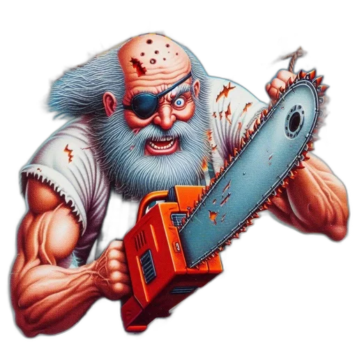 weapon, sword, staff, robot transparent PNG cut-out