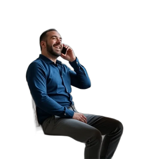 staff, jacket, furniture, man transparent PNG cut-out
