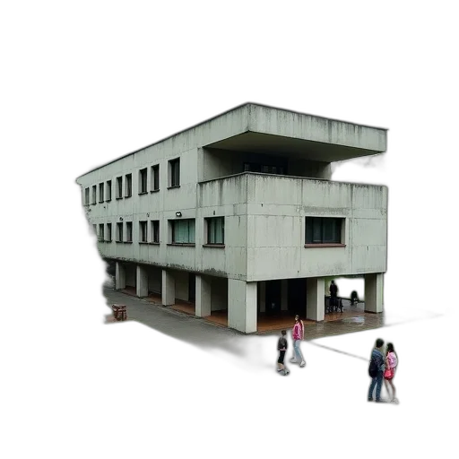 building, furniture, 3d render, concept art transparent PNG cut-out