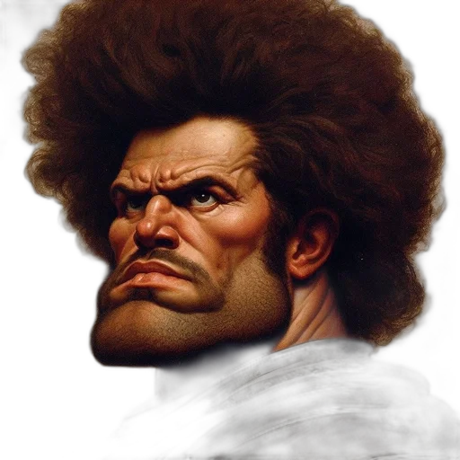 face, hair, staff, mask transparent PNG cut-out