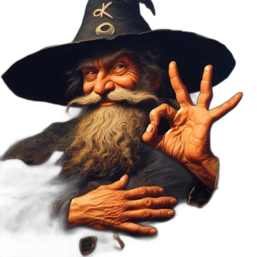 hat, staff, face, mask transparent PNG cut-out