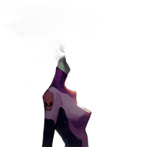mask, robot, staff, creature transparent PNG cut-out