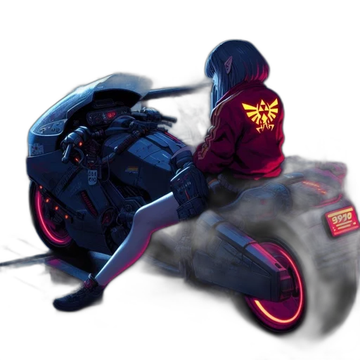 jacket, robot, weapon, car transparent PNG cut-out