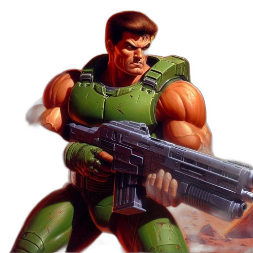 weapon, concept art, comic book art, pixel art transparent PNG cut-out