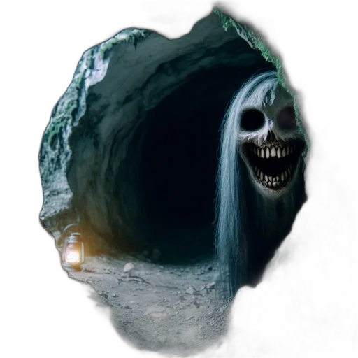 mask, face, creature, staff transparent PNG cut-out
