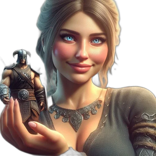 jewelry, face, fantasy art, concept art transparent PNG cut-out