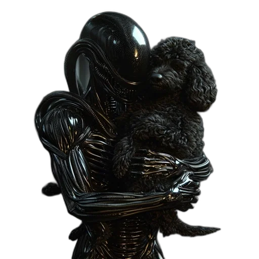 creature, animal, robot, staff transparent PNG cut-out