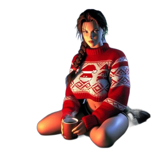 robot, jacket, 3d render, concept art transparent PNG cut-out