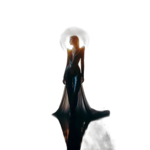 dress, sword, creature, robot transparent PNG cut-out