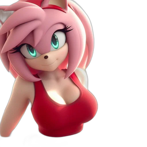 3d render, concept art, anime, cartoon transparent PNG cut-out