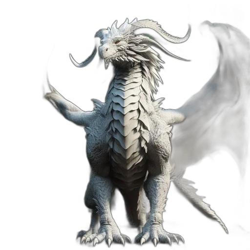 dragon, creature, animal, staff transparent PNG cut-out