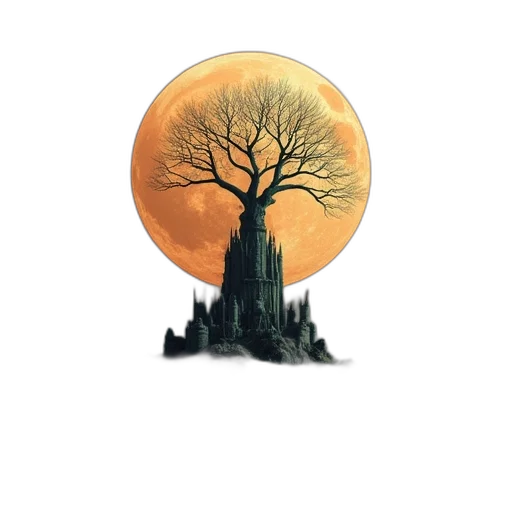 tree, staff, crown, creature transparent PNG cut-out