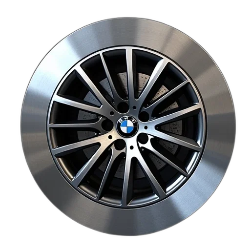 car, 3d render, pair, aluminum transparent PNG cut-out