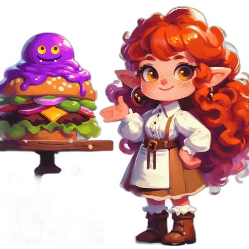 staff, food, dress, concept art transparent PNG cut-out