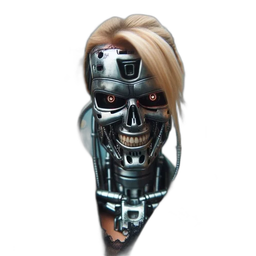 robot, mask, face, staff transparent PNG cut-out
