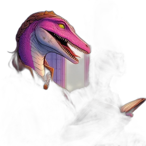 dragon, creature, mask, weapon transparent PNG cut-out