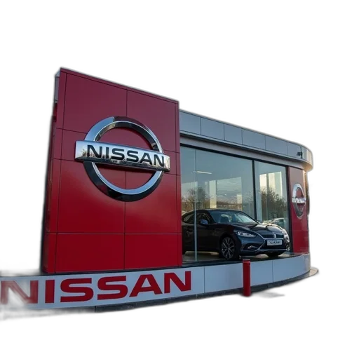 car, nissan, logo, dealership transparent PNG cut-out