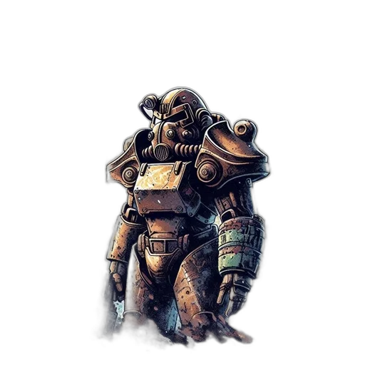 robot, creature, weapon, mask transparent PNG cut-out