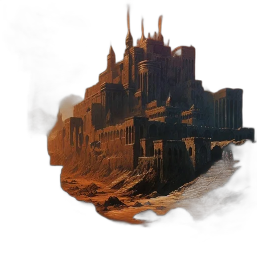 crown, building, mask, dragon transparent PNG cut-out