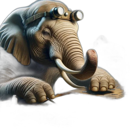 animal, creature, concept art, photorealistic transparent PNG cut-out